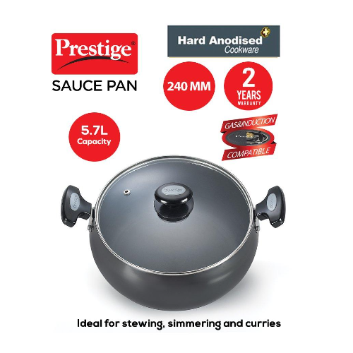 Prestige Hard Anodised Plus Sauce Pan